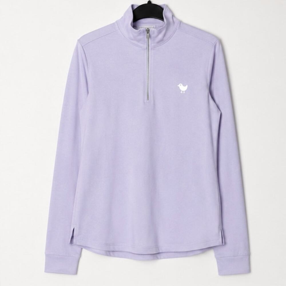 Bad Birdie Golf Pullover Lavender 1/4 Zip Size S Performance Top Pickleball - Picture 2 of 10